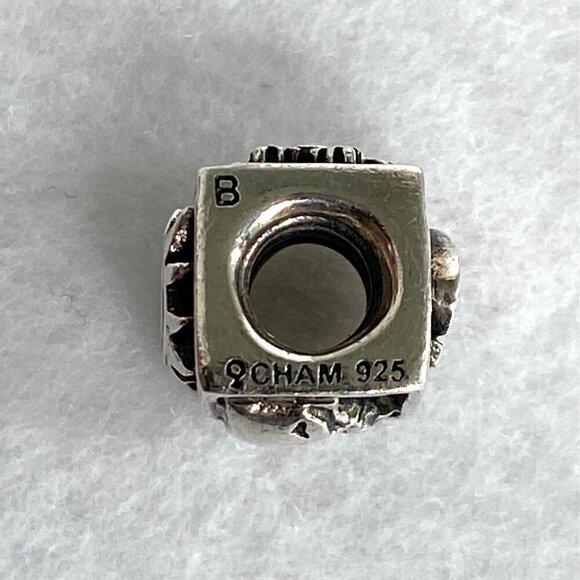 Chamilia Sterling Silver 925 CHAM Square Four Seasons Charm Bead - Picture 9 of 15